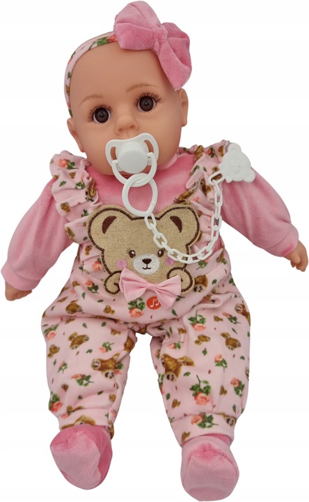 LALKA BOBAS MÓWI I ŚPIEWA PO POLSKU 45CM+SMOCZEK_73