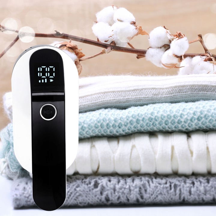 GOLARKA DO UBRAŃ AKUMULATOROWA DO CZYSZCZENIA TAPICERKI SWETRÓW KANAPY