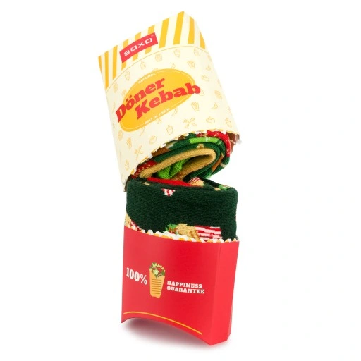 KEBEB FAST FOOD SOXO PREZENT DLA CHŁOPAKA DLA TATY SKARPETKI ROZM. 40-45