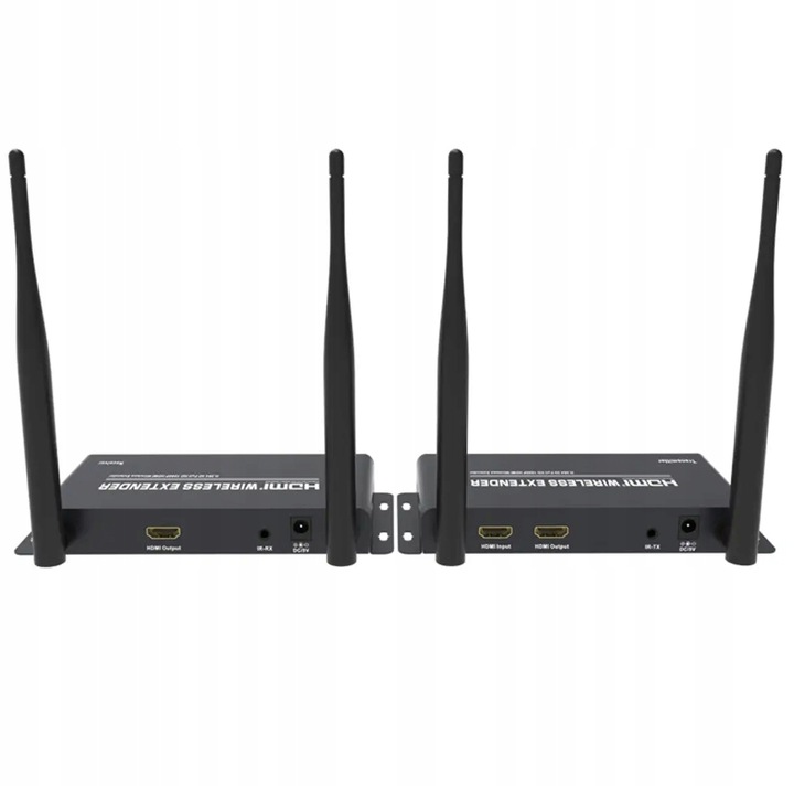 Bezprzewodowy Kabel przedłużacz Transmiter HDMI 200 metrów Podwójne Anteny
