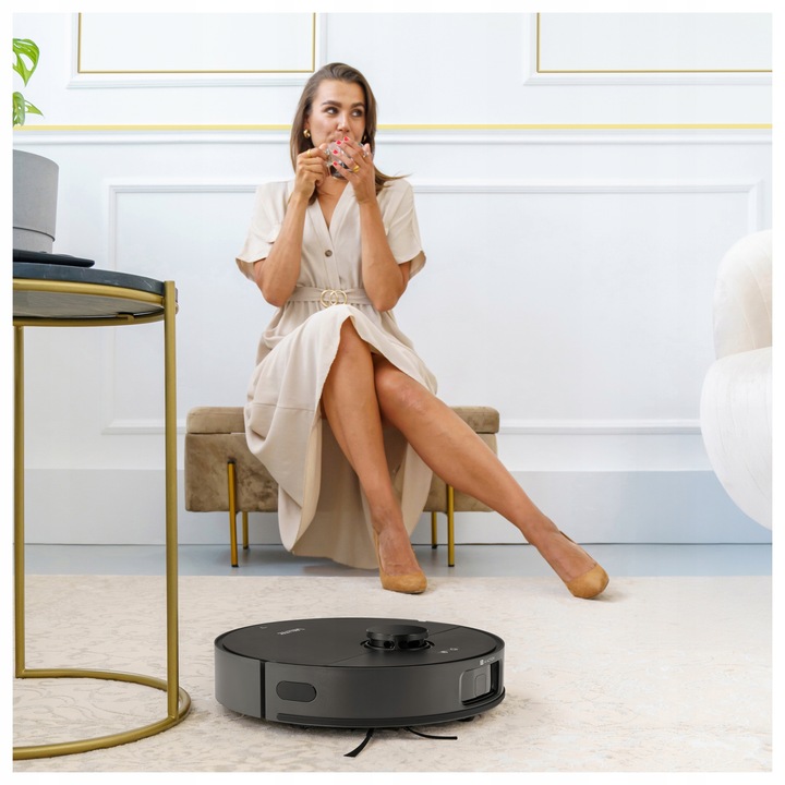 ROBOT SPRZĄTAJĄCY MOPUJĄCY WELLTEC R90 PRO + STACJA 5W1 + AKCESORIA