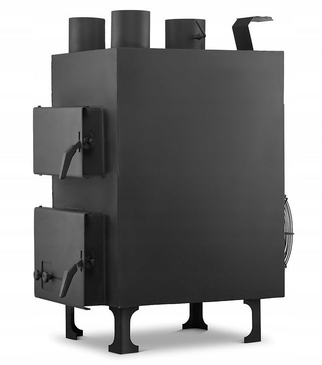 Piec szamotowy z nadmuchem NADMUCHOWY grzewczy WENTYLATOR koza 20kW