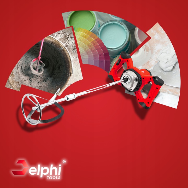 MIESZADŁO DO KLEJU BETONU ZAPRAW FARB ELEKTRYCZNE 2x MIESZALNIK