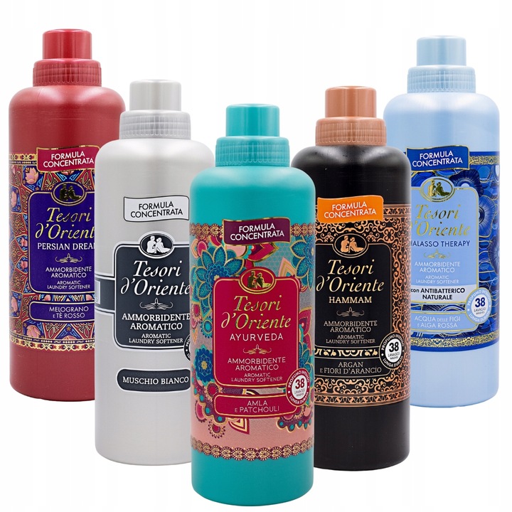 Tesori d'Oriente zestaw 5 płynów do płukania MAPHT