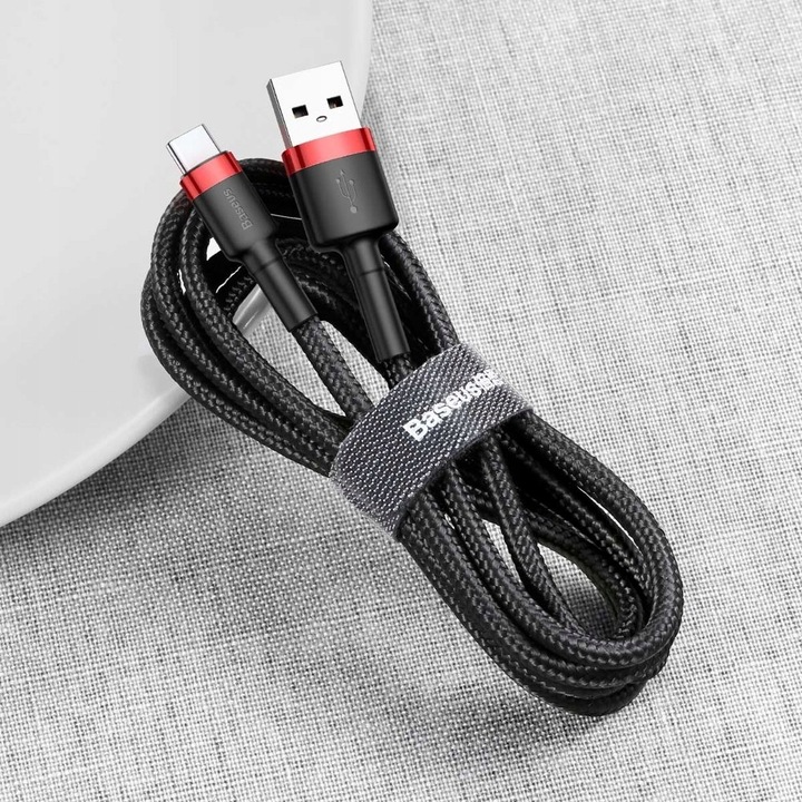 KABEL USB C BASEUS 2A QC SZYBKIE ŁADOWANIE MOCNY PRZEWÓD DO TELEFONU 2m