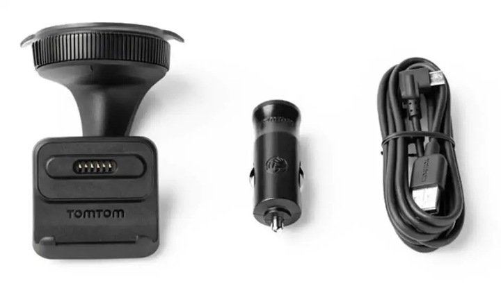 TomTom: uchwyt Click&Drive + ładowarka i kabel USB Zestaw