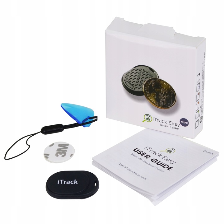 iTrack mini Lokalizator Bluetooth 5.0 Brelok Kluczy Portfela Alarm PREZENT
