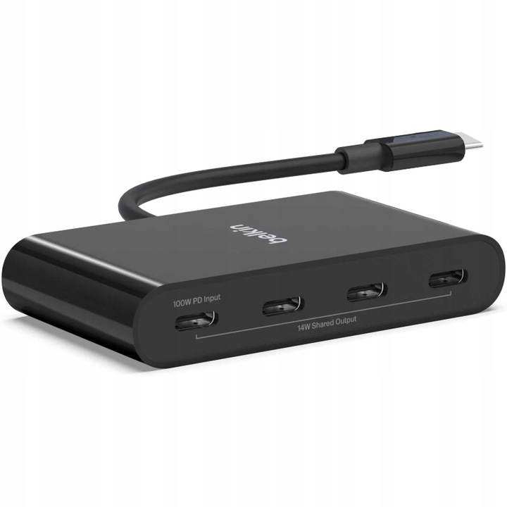 Stacja, hub USB-C do laptopa Belkin AVC018, USB-C 3.2 gen2 na 4 porty USB-C