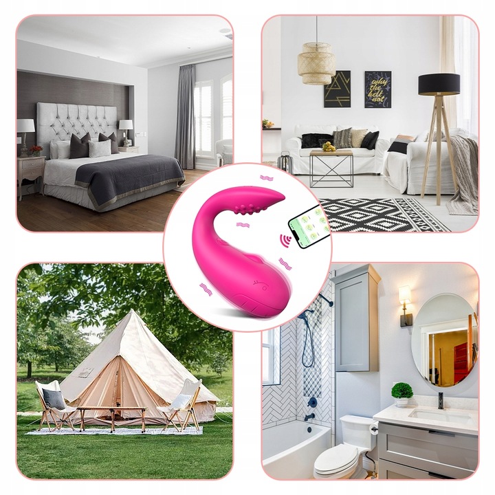 Wibrator sterowany aplikacją wibrujące jajko APP