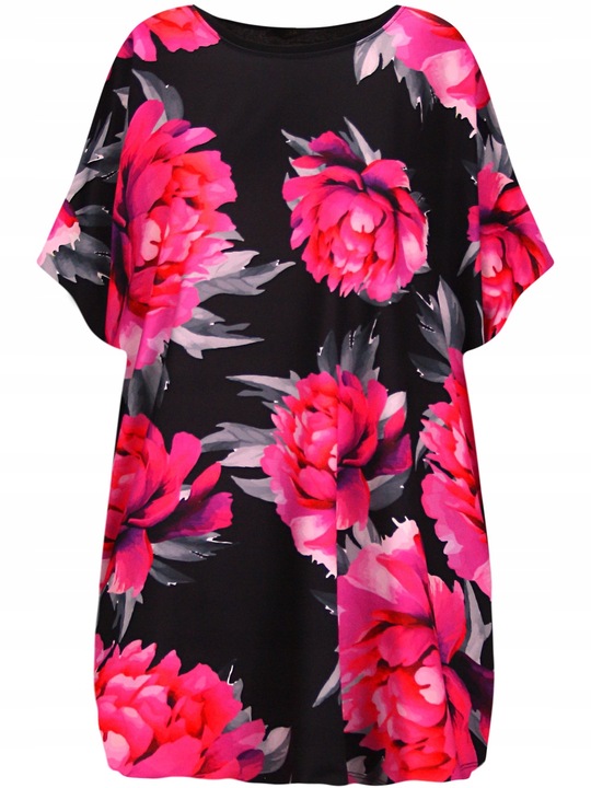 Kobieca bluzka z uroczym nadrukiem 50/52 5XL/6XL