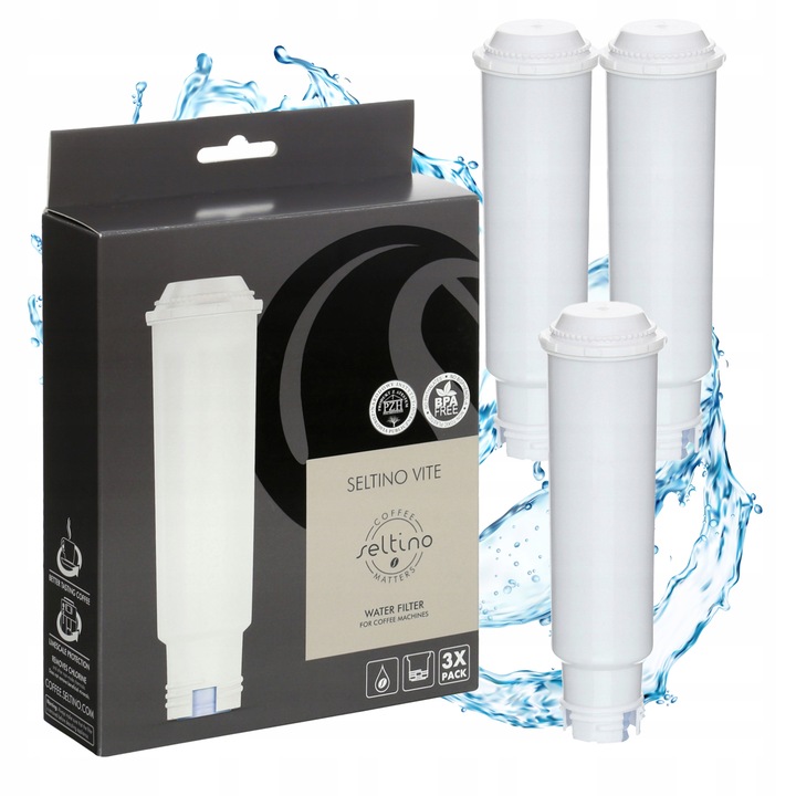 3x Filtr do ekspresu Krups zamiennik Seltino Vite