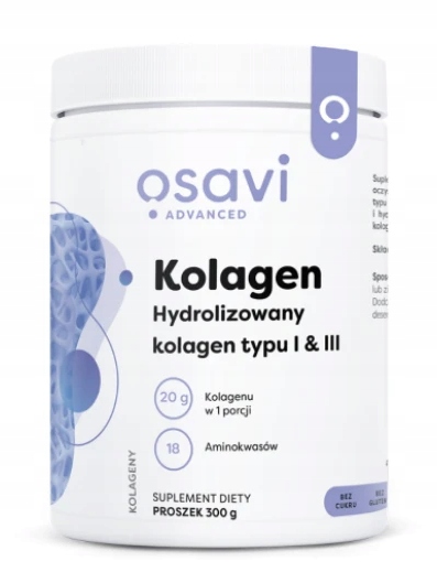 OSAVI Kolagen typu I i III proszek 300 g