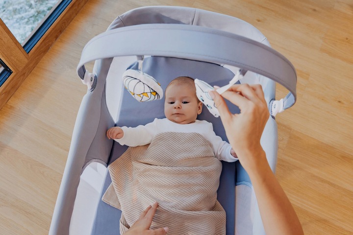 Kocyk bambusowy otulacz dla dzieci 75x100cm PIERWSZY PREZENT Lionelo Bamboo