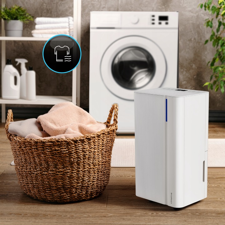 Cichy Osuszacz Powietrza 12L/24H WAVE Pochłaniacz Wilgoci ION+WIFI 40