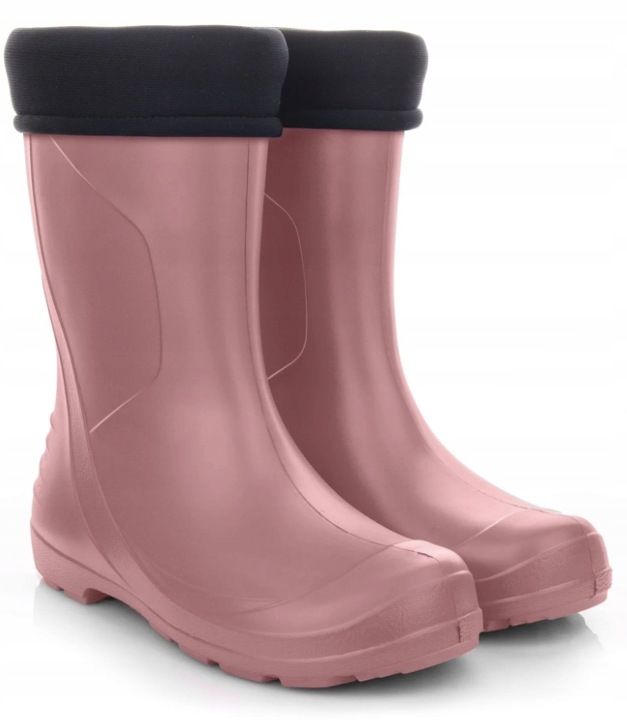 WYGODNE kalosze PIANKOWE damskie EVA LEKKIE gumowce + KREM DO RĄK