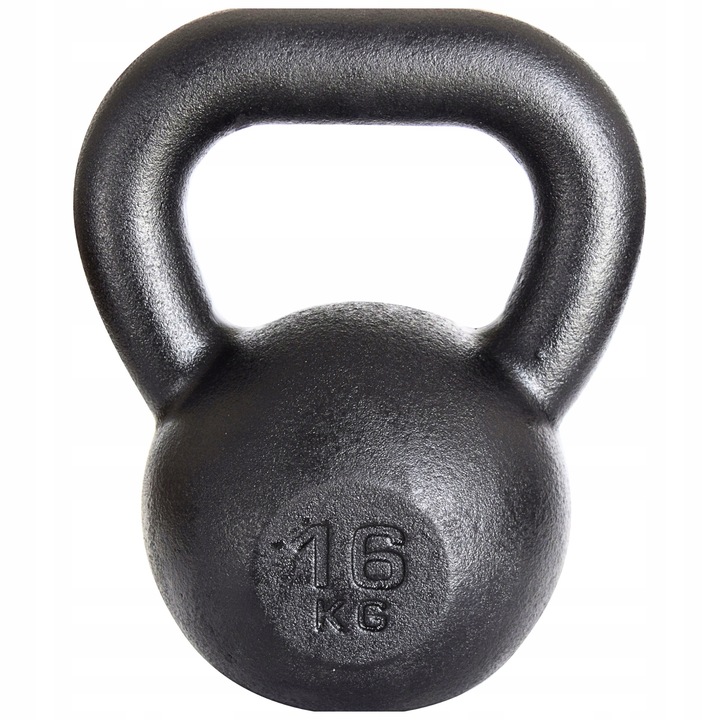Kettlebell żeliwny odważnik kula kettle 16kg