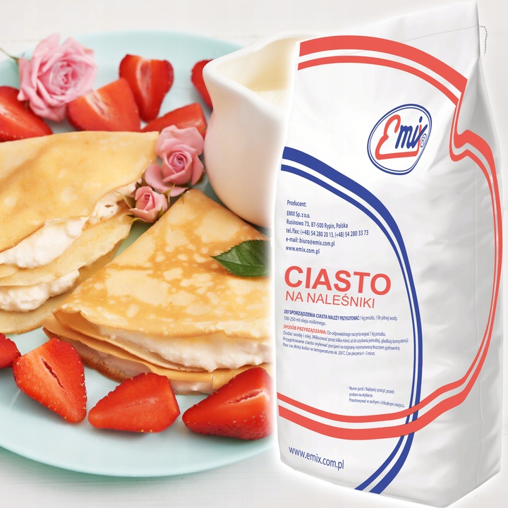 CIASTO NA NALEŚNIKI 1000 g Emix PROSZEK Gotowe Naleśniki 1 kg