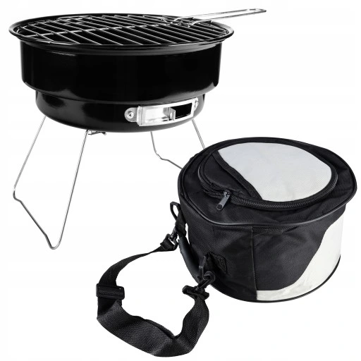 GRILL OGRODOWY Węglowy PRZENOŚNY GRILL MAŁY BARBEQUE TORBA