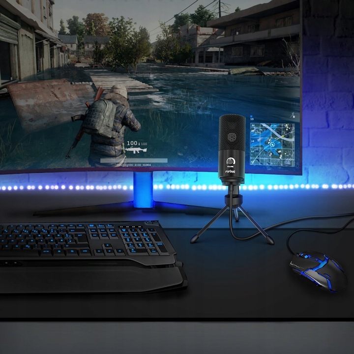 FIFINE T669 USB ZESTAW MIKROFONOWY STATYW POP FILTR DO KOMPUTERA PREMIUM