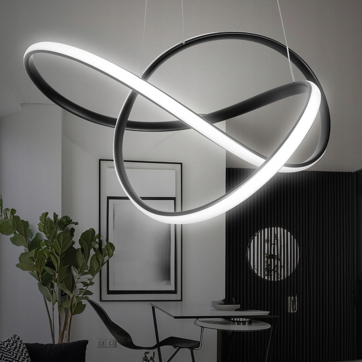 Lampa sufitowa LED wisząca żyrandol LED do salonu kuchni Nowoczesna