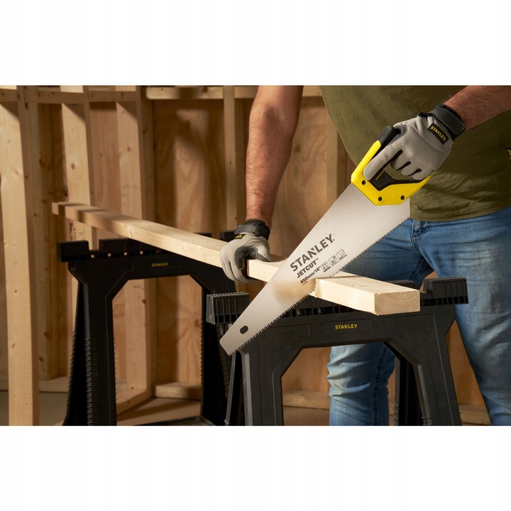 STANLEY PIŁA RĘCZNA DO CIĘCIA DREWNA 450mm 7z/cal