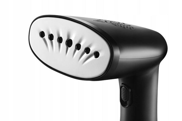 Parownica do ubrań Żelazko parowe REGULACJA PARY 7 DYSZ Czarna 380ml 2000W