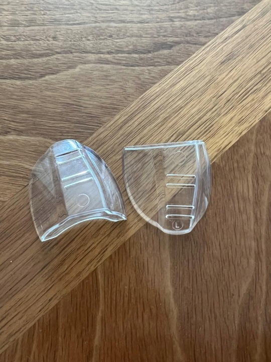 Osłony Boczne Nakładki Do Okularów Ochronnych Przezroczyste Miękkie 6