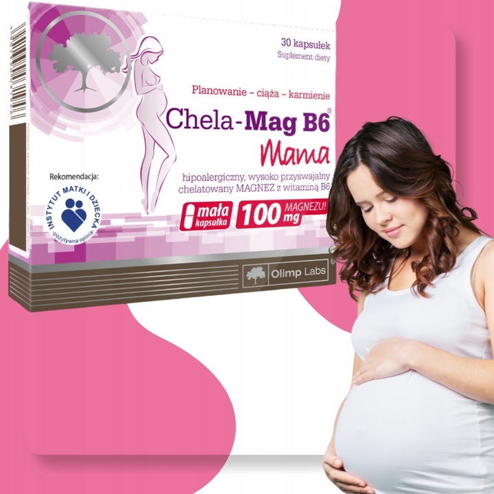 OLIMP Chela-Mag B6 Mama magnez i witamina B6 Suplement diety 30 kapsułek