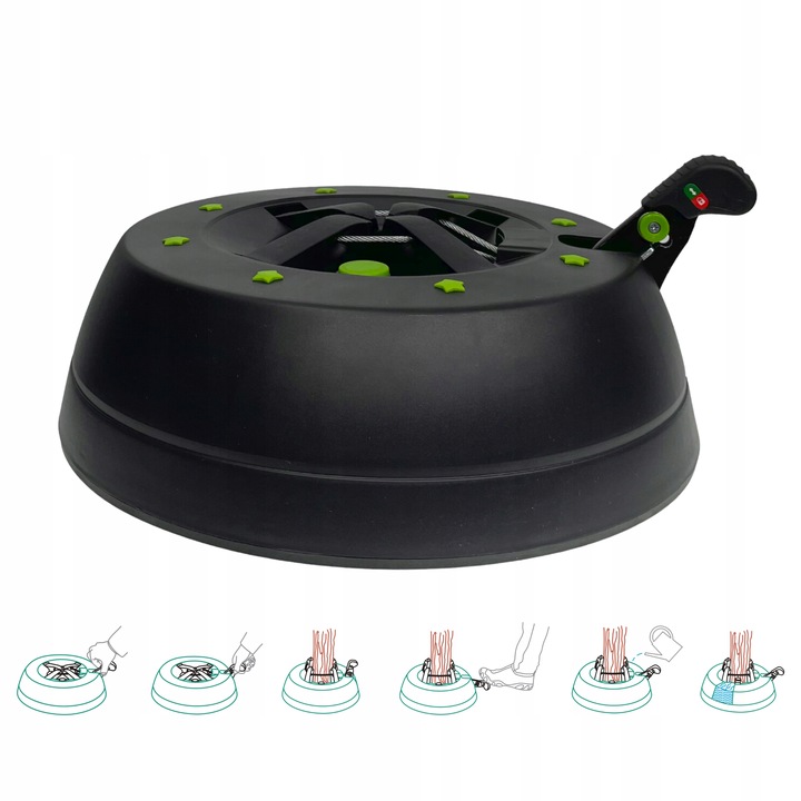 Stojak choinkowy KAMAI START 2 PRO NATURE do drzewka 2,5m NET