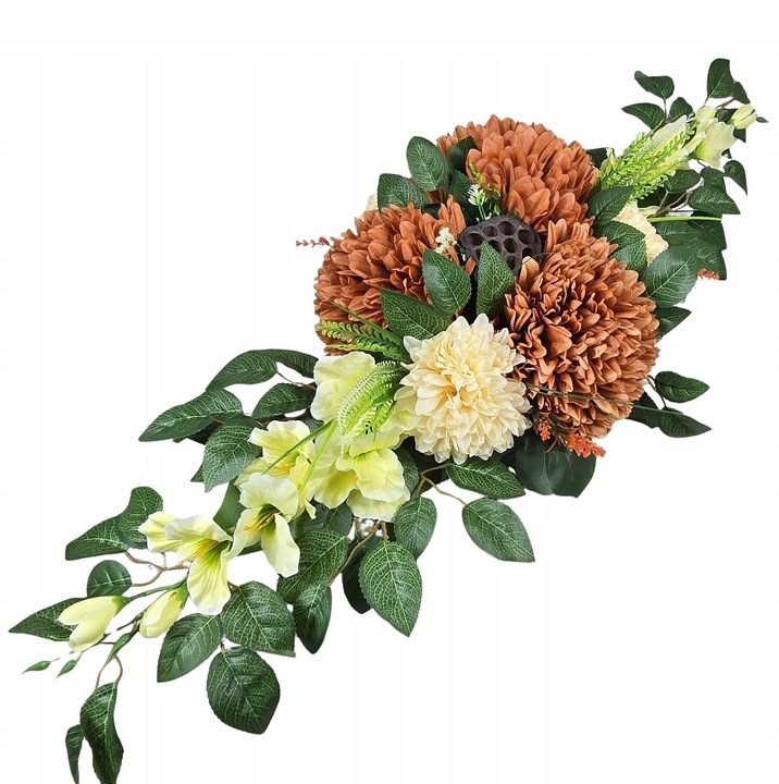 KOMPLET STROIK NA CMENTARZ BUKIET GRÓB KOMPOZYCJA NAGROBNA WSZYSTKICH ŚWIĘT