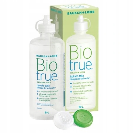 Płyn do soczewek Bausch&Lomb Biotrue 300 ml naturalny polecany alergikom