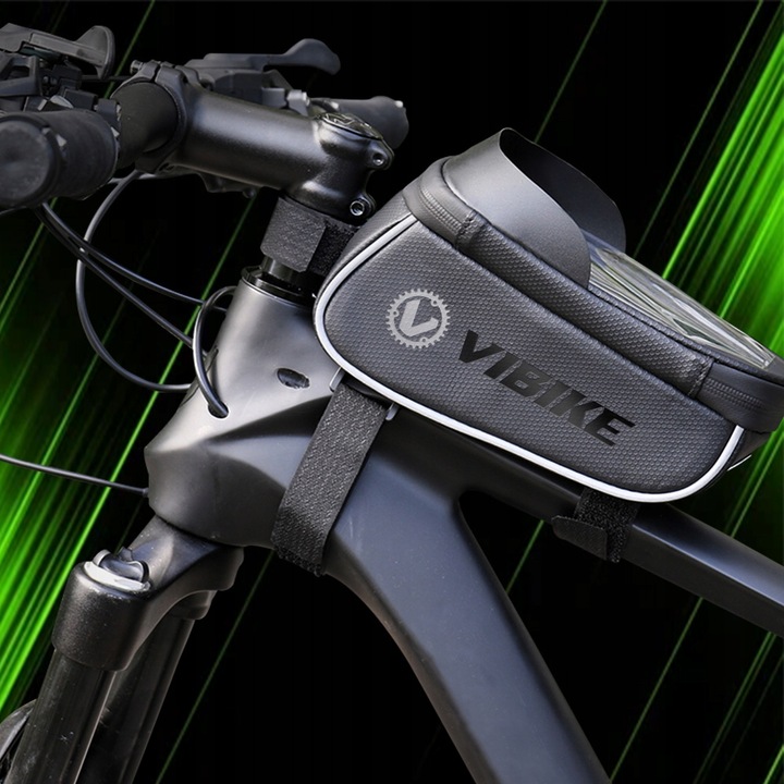 VIBIKE SAKWA TORBA SASZETKA ROWEROWA UCHWYT ETUI NA ROWER RAMĘ TELEFON 6,7"