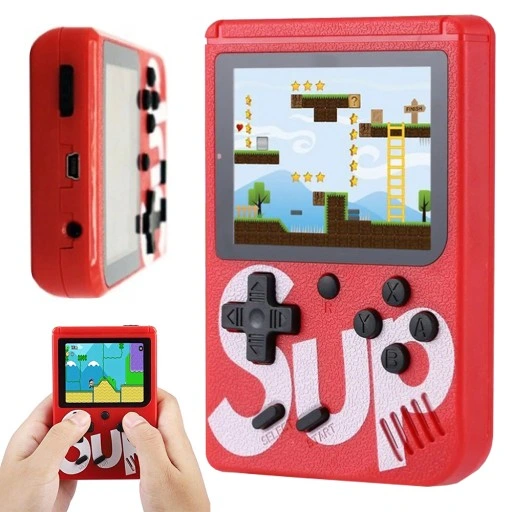 MINI KONSOLA PRZENOŚNA RETRO 400 GIER DLA DZIECI PODŁĄCZYSZ DO TV