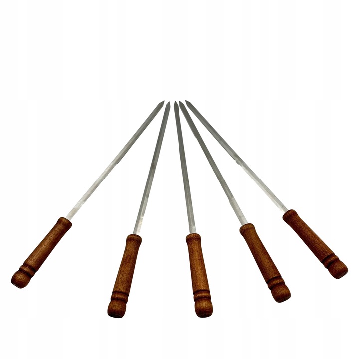 SZPIKULCE SZAMPURY do MIĘSA SZASZŁYKÓW 44cm 5szt