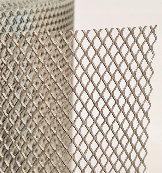 Siatka cięto-ciągniona ocynk na gryzonie owady oczko 5x3mm szer.0,9m