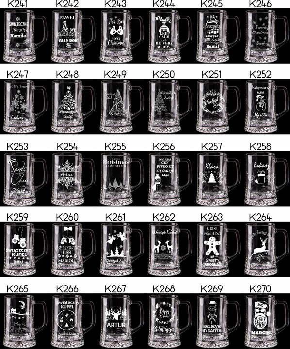 KUFEL DO PIWA Z GRAWEREM 660 ml URODZINY PREZENT DZIEŃ OJCA KAWALERSKI