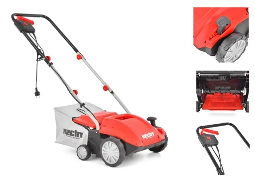 AERATOR WERTYKULATOR ELEKTRYCZNY DO TRAWY HECHT1420 2W1 MOC 1500W DWA WAŁKI