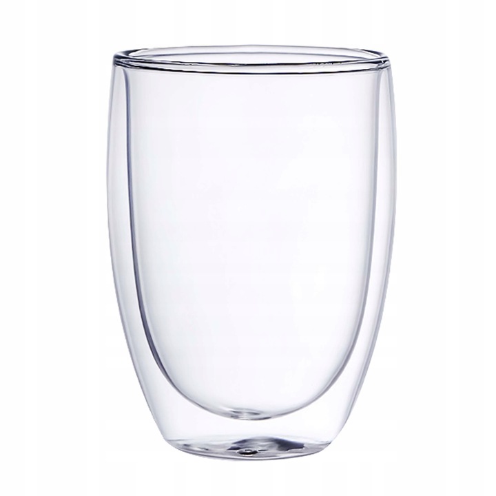 ZESTAW KOMPLET SZKLANEK TERMICZNYCH PODWÓJNE DNO DO NAPOJÓW 350 ML 6 EL