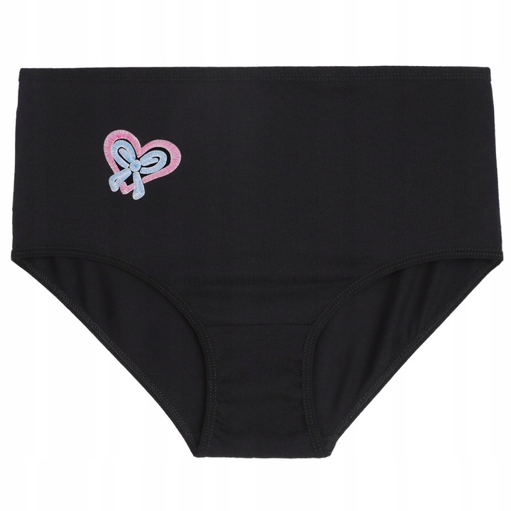 3x Figi Majtki Damskie Maxi Bikini Wysoki Stan Maxi Czarne MORAJ 3XL