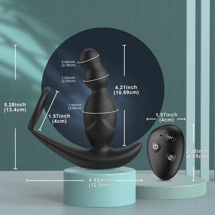Obrotowy masażer prostaty 360° 5IN1