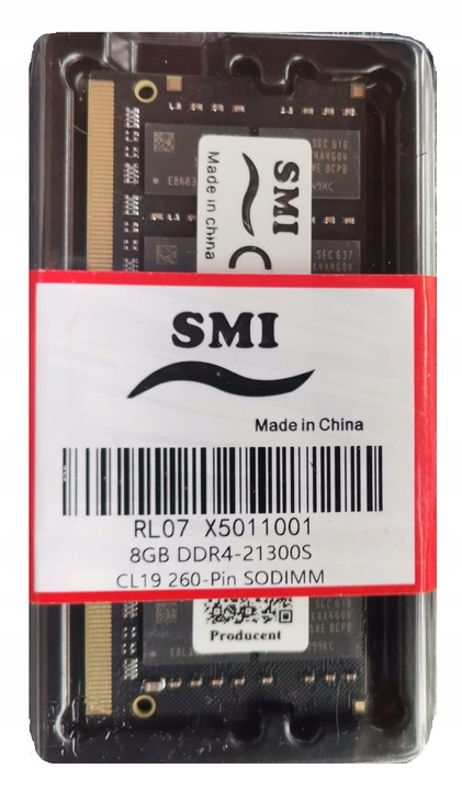 RAM DDR4 8 GB PC4 2666Mhz SODIMM do laptopów z procesorem INTEL