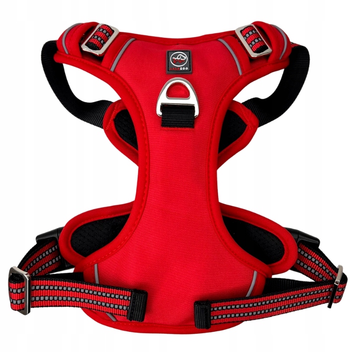 MOCNE SZELKI GUARD dla psa ALASKA odblask red M