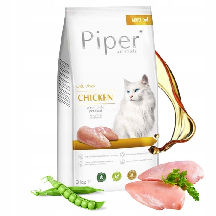 Piper karma sucha kurczak 3 kg