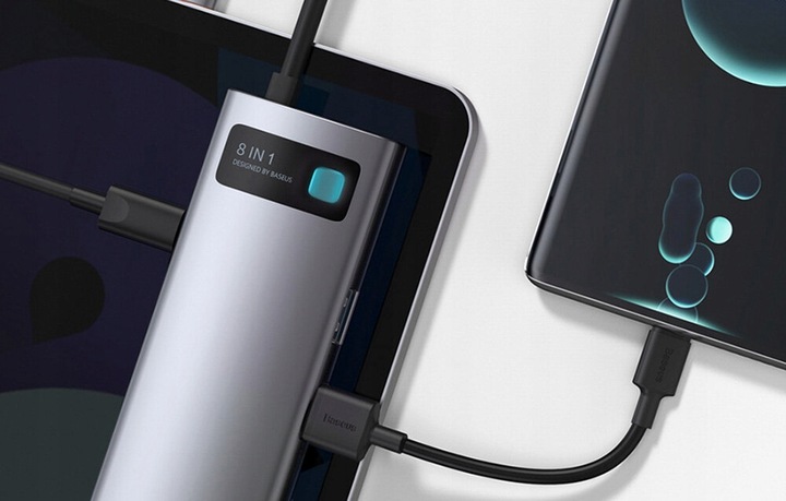 Stacja dokująca BASEUS Metal Gleam 8w1