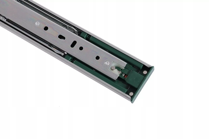 Prowadnica kulkowa GTV push open do szuflad 400 mm pełny wysuw udźwig