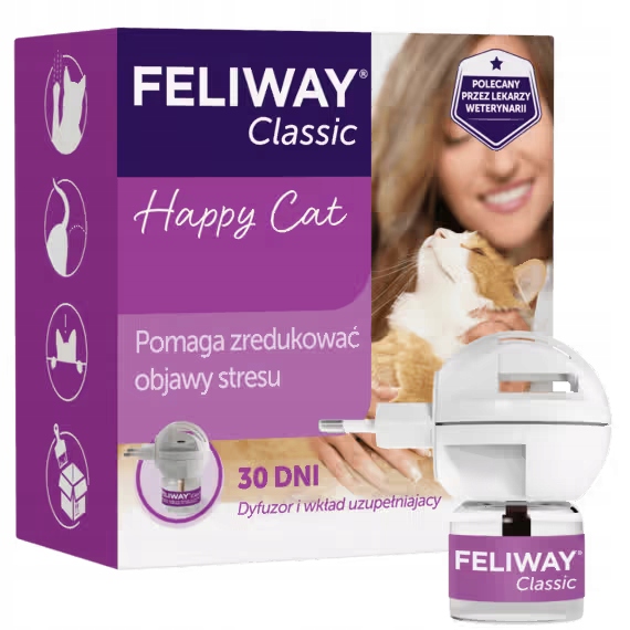 Feliway Classic Feromony zestaw dyfuzor wkład 48ml