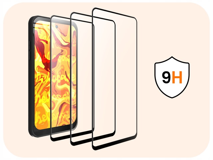3-PAK Szkło Hartowane do Xiaomi Redmi 12 /13 (na cały ekran, 9H, ochronne)