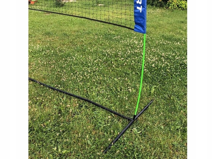 Siatka 4w1 do badmintona siatkówki tenisa 6M Hit