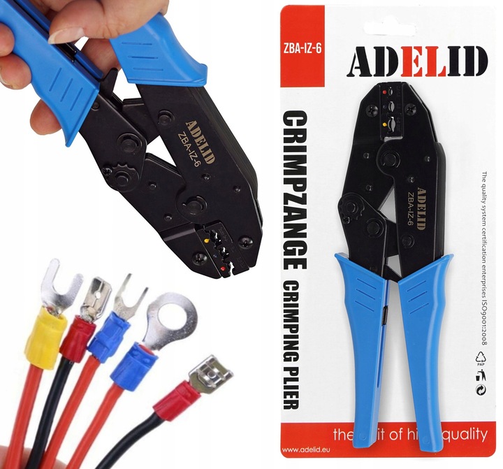 ZACISKARKA PRASKA DO TULEJEK IZOLOWANYCH 2,5 4 6