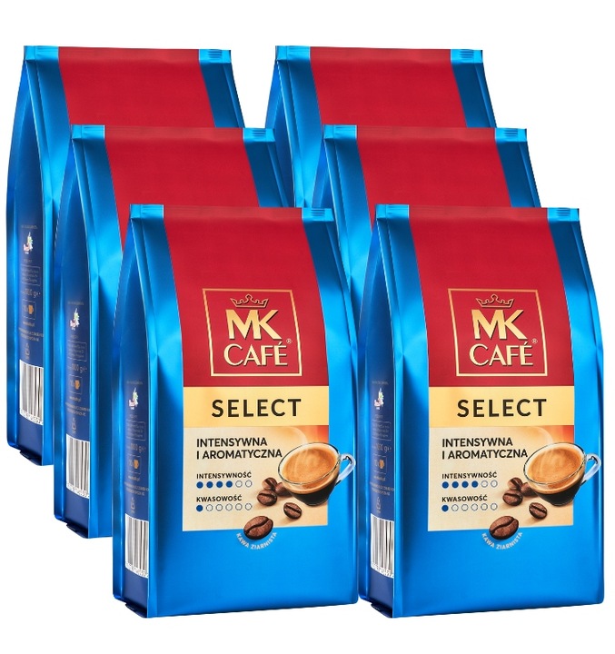 Kawa ziarnista MK Cafe Select 6x1kg